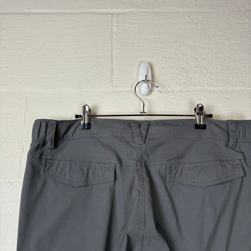 Duluth Trading Co Womens Dry On the Fly Capri Length Hiking Pants Size 16 Grey - Picture 4 of 13